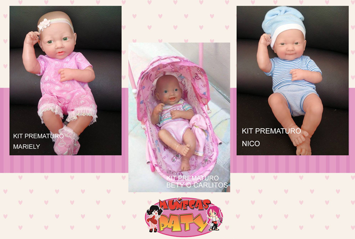 Fabricantes De Kits Reborn Prematuros Muñecas Paty